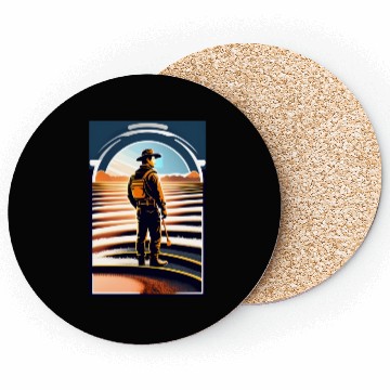 Discover Design a western movie poster Coasters