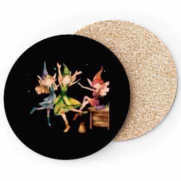 Discover Whimsical Elf Party Coasters