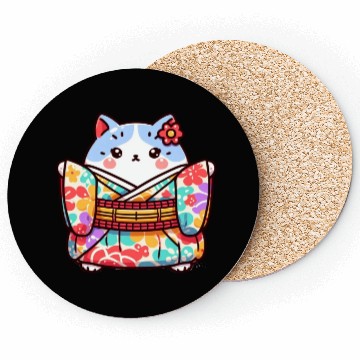 Discover Japanese cat or Neko Coasters