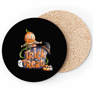 Discover Trick or treat Coasters