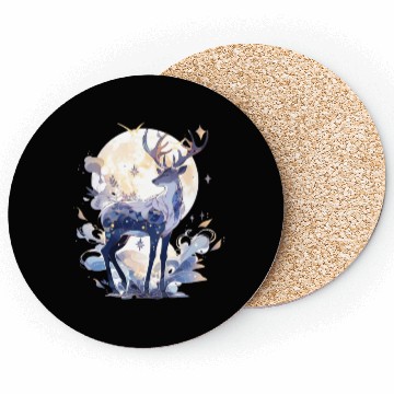 Discover Celestial Deer Coasters