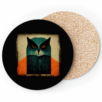 Discover Mod Owl: Disapproving Owl Coasters