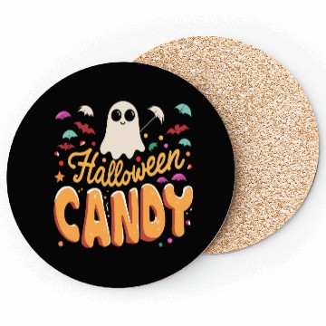 Discover Candy Halloween Coasters