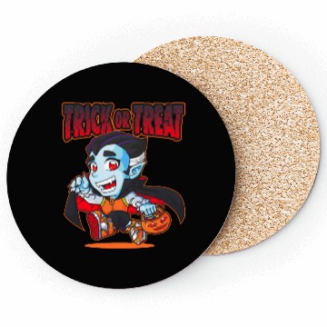 Discover Halloween Trick or Treat Vampire Coasters