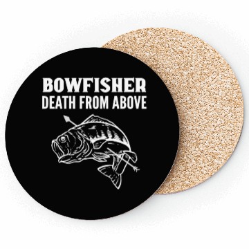 Discover Death from Above Fisherman Gift Coasters
