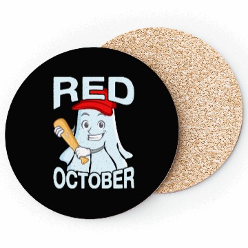 Discover Vintage Philly Red October Philadelphia Ghost Coasters