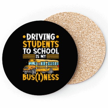Discover School Bus Driver Coasters