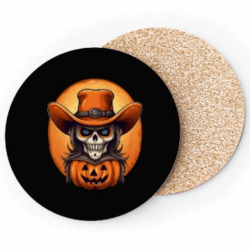 Discover Sublimation Halloween Cowboy Coasters
