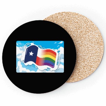 Discover Texas Flag Pride Design for proud LGBT+ Texan Coasters
