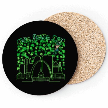 Discover St. Louis Missouri Saint Patrick's Day Coasters