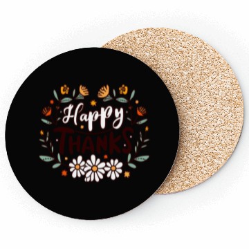 Discover Happy Fall Ya All Thanksgiving Autumn Design Coasters