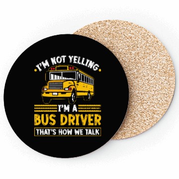 Discover School Bus Driver Back To School Coasters