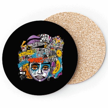 Discover Graffiti Vizualise Coasters