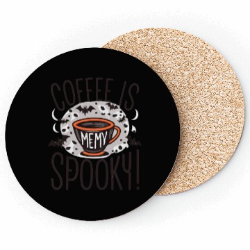 Discover Coffee Halloween Spooky Coasters
