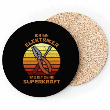 Discover Superkraft Powerline Technician Lineworker Coasters