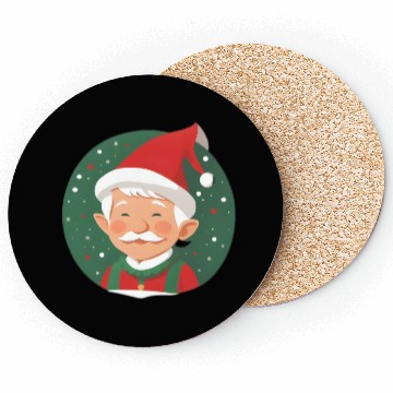 Discover christmas happy elf Coasters