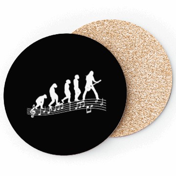 Discover Guitarist E-Guitar Acoustic-Guitar Evolution Coasters