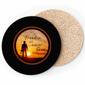 Discover Freedom is Never Free, Veterans Coasters