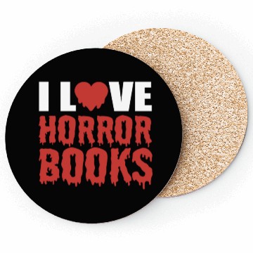 Discover Horror Book Lover Ghost Hunter Coasters