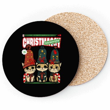 Discover Santa Claws is Coming! ( Christmas ) Coasters