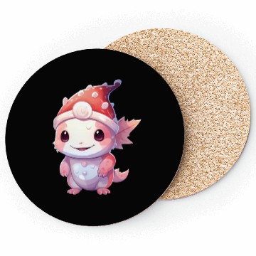 Discover Christmas Delight Axolotl: Laughter Beneath the Ha Coasters
