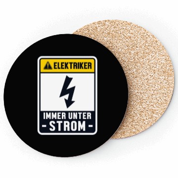 Discover Immer unter Strom Lineworker Wiremen Worker Coasters