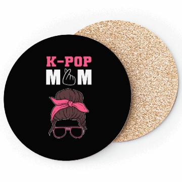 Discover K-pop Mom Kpop Addict Gift Coasters