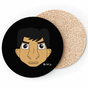Discover Sahib character face Coasters