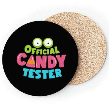 Discover Halloween Official Candy Tester Coasters