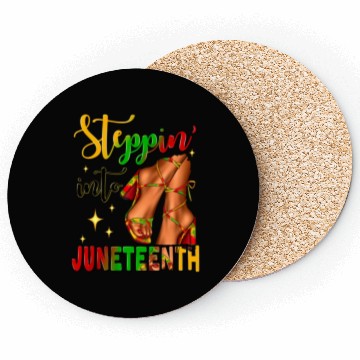 Discover Black History juneteenth freeish Coasters