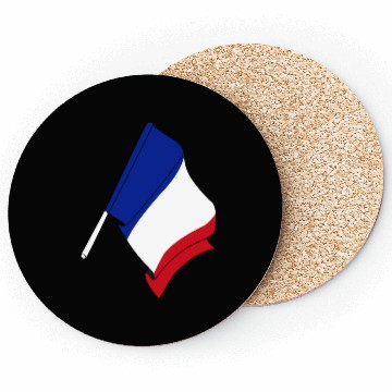 Discover France flag Coasters