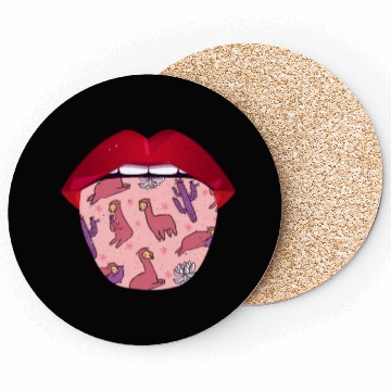 Discover Alpaca Alpaka Lips Coasters