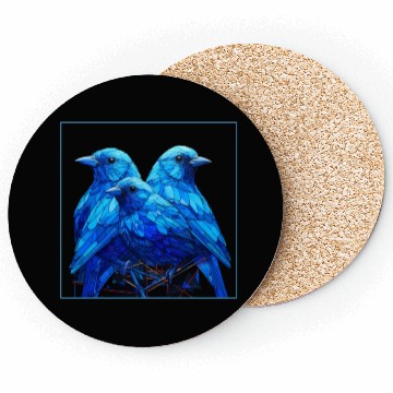 Discover Geometric Birds Coasters