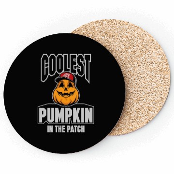 Discover JACK-O-LANTERN IS THE COOLEST ON THE PUMPKIN PATCH Coasters