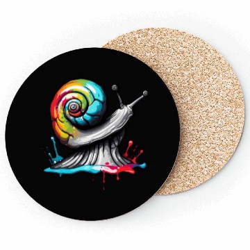 Discover Snail / Animal / Slimy / Meadow / Grass / Pet Coasters