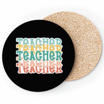 Discover Teacher Stacked Coasters