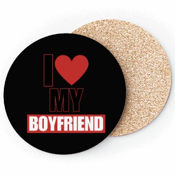 Discover i love my boyfriend Coasters