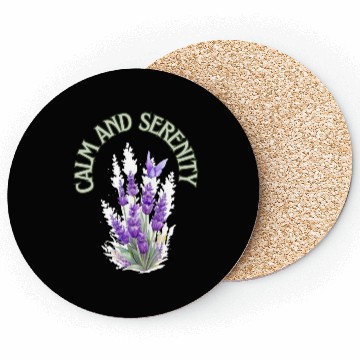 Discover Calm And Serenity Coasters, lavender flower of calm