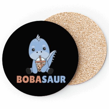 Discover Bobasaur Boba Dinosaur Dino Bubble Tea Coasters