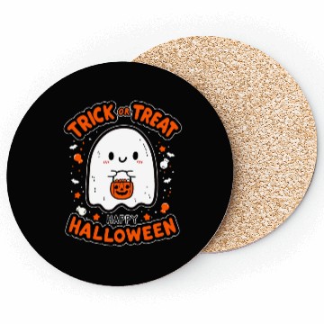 Discover Trick or Treat - Happy Halloween Coasters