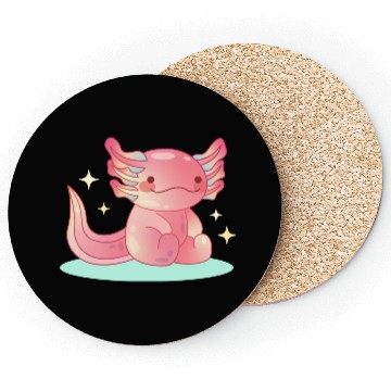 Discover Axolotl Relax Design for Axolotl Lovers Coasters