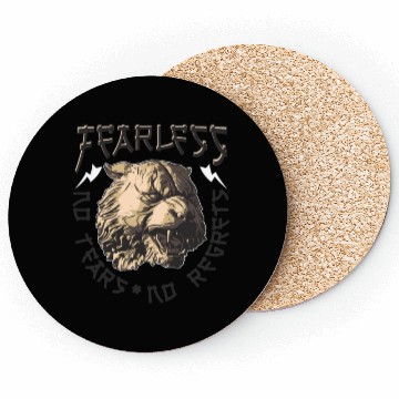 Discover Fearless Tears No Regrfts Coasters