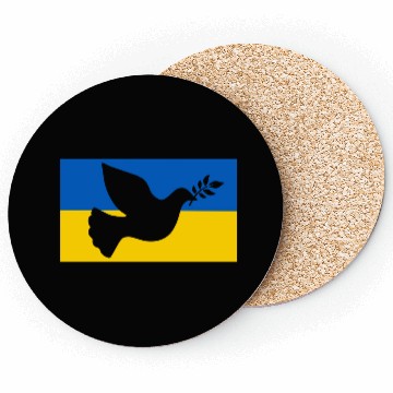 Discover Ukraine Peace Bird Coasters