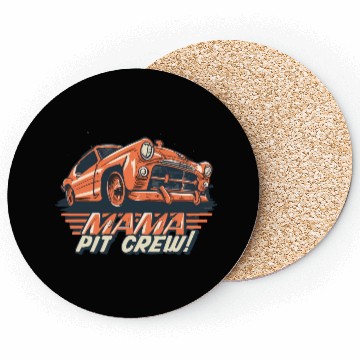 Discover Matching Family Race Car Pit Crew Mama Coasters