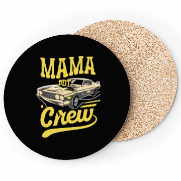 Discover Car Birthday Party Racing Family Mama Pit Crew Coasters