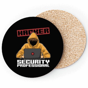 Discover Cybersecurity Hacker Security Professional Analyst Coasters