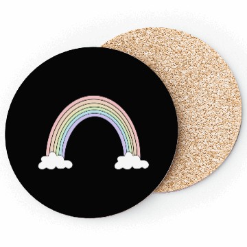 Discover Pastel Rainbow Love Coasters