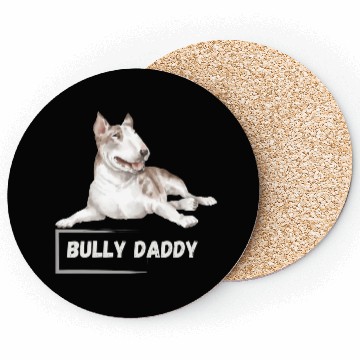 Discover Bull Terrier Dad Coasters