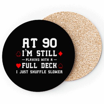 Discover 90th Birthday Gift 90 Year Old Cards Coasters