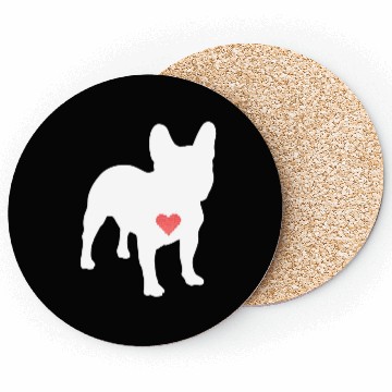 Discover I Heart My Frenchie Coasters